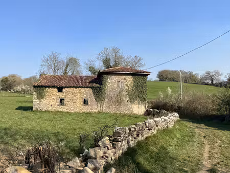 ferme basque ancienne à restaurer sur 2000 m2 de terrain.