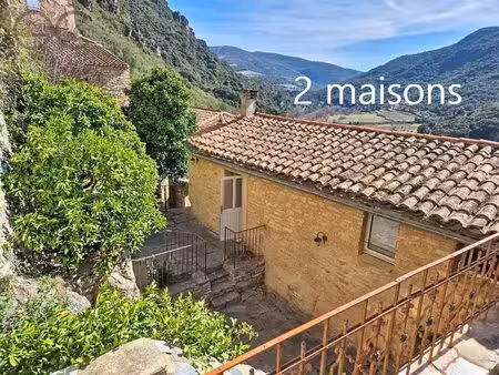 vieussan lot de 2 maisons en pierre