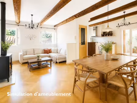 charmante maison vigneronne avec terrasse au coeur de cessenon-s