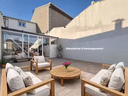 maison de village f6 avec véranda terrasse et garage