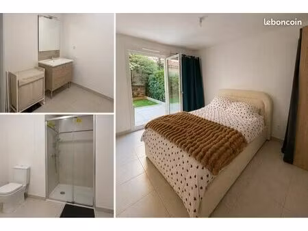 t2 à louer avec jardin