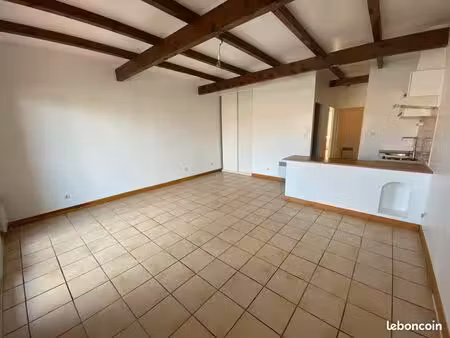 t2 en rdj de 46m² + 2 pk / launaguet