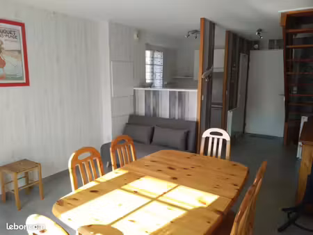 location maison pour etudiant a berck . maison meublée 46m2 .jardin; 3 pièces  située dans