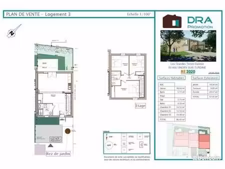 maison 4 pièces 86 m²
