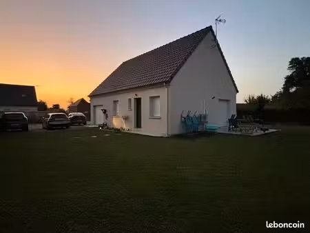 maison récente 86 m² – 3 chambres – dpe a – pac réversible/climatisation – garage – jardin