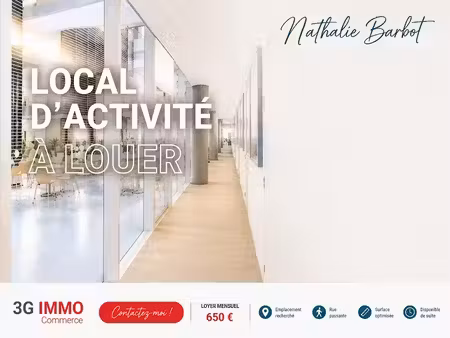 location locaux professionnels 2 pièces 53 m² à chalons-en-champagne (51000)  650 €