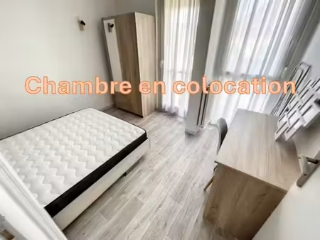 chambre en colocation - rdc - 11 m2 - meublé