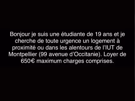 recherche de logement