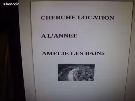 proprietaire ? cherche location a l'annee sur amelie les bains