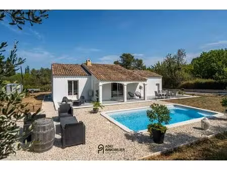 maison de plain-pied avec piscine et garage à 15 minutes d'uzès