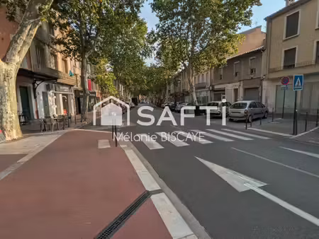 vente commerce 1 pièce 44 m² narbonne (11100)