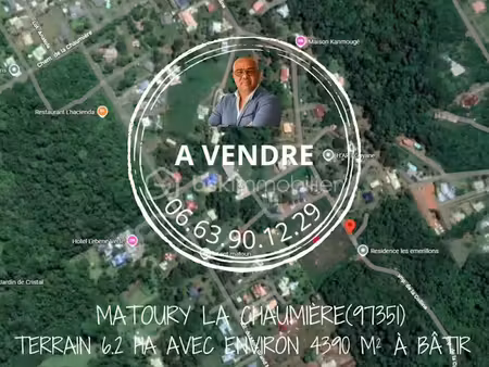 vente terrain 69129 m² à matoury (97351)  515 000 €
