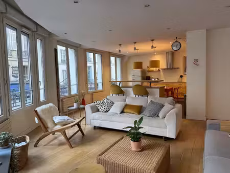 location meublée appartement 4 pièces 112 m² à paris 2ème (75002)  4 300 €