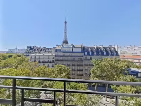 paris 7ème – avenue rapp – 2 pièces de 67 87 m² – vue exceptionnelle