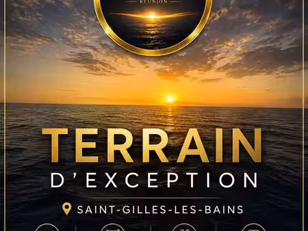 vente terrain 588 m² saint-paul (97434)