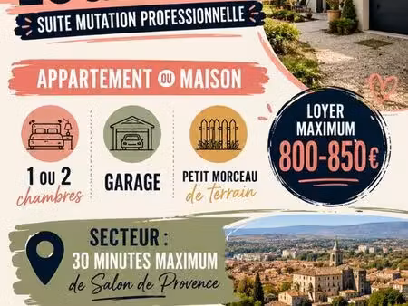 recherche logement suite mutation professionnelle