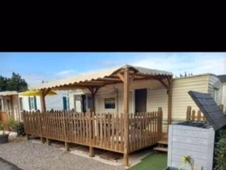 mobil home+ parcelle de 83m2
