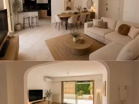 appartement t2 rénové - 48m2 - le cannet - terrasse plein sud