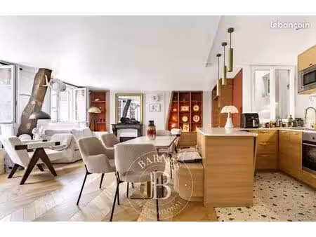 élégant 2 pièces de 65 m² rénové par architecte – palais de l’élysée