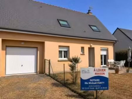 location maison à heugueville-sur-sienne (50200) : à louer / 97m² heugueville-sur-sienne