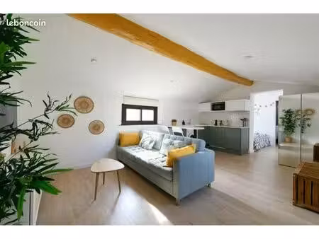 t1 bis meublé 31m² refait à neuf  1 min cours mirabeau  aix en provence