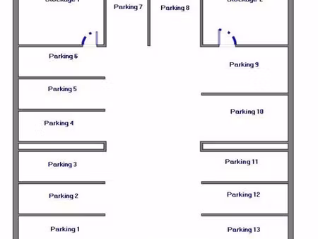 13 parkings boxes / les bureaux de la colinne