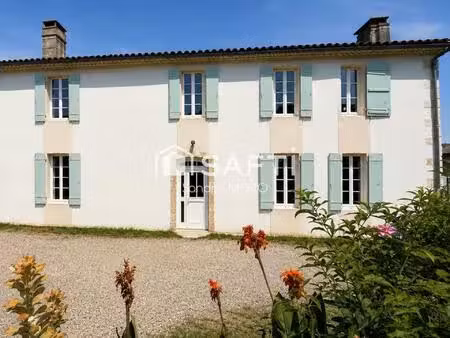 maison de charme + logement locatif à caudrot