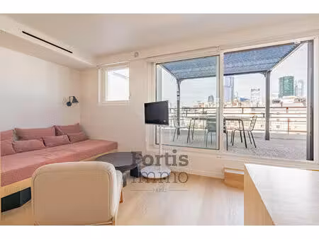 2 pièces meublé avec terrasse - 36.70 m² - neuilly-sur-seine
