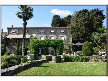 proche de carcassonne. demaure de charme en pierre p9 de 350 m² avec piscine - terrain de 