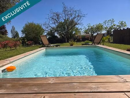 maison rénovée avec piscine et terrain de pétanque à 3 min de marmande