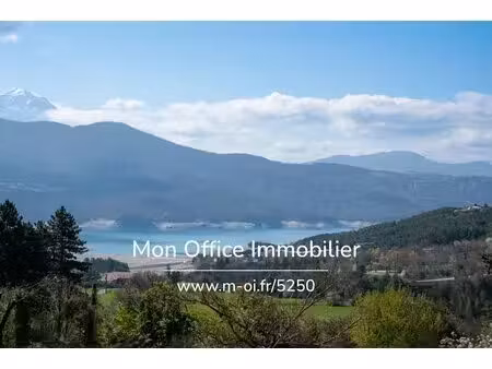 référence : 6621-mte. - terrain viabilisé et borné avec permis purgé - vue lac de serre-po