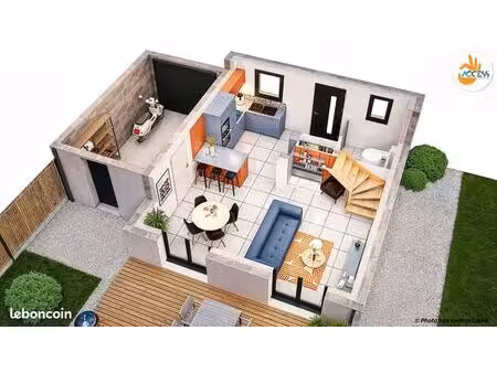 maison 4 pièces 68 m²