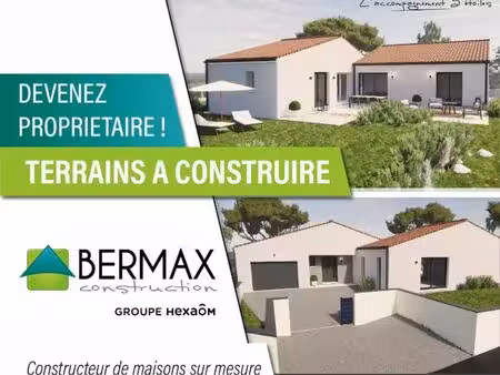 terrain 330 m² saintes