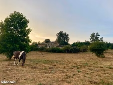 belle maison charentaise avec grand terrain