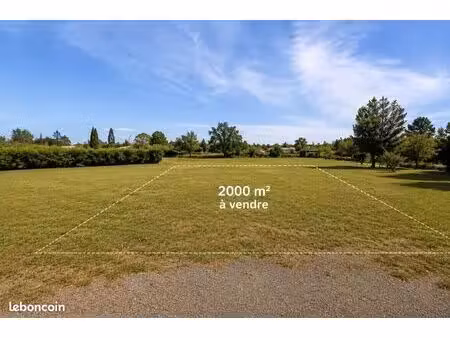 terrain 2000 m² bergerac