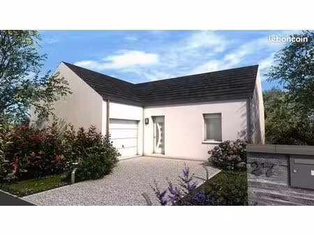 projet de construction d'une maison 70.36 m² avec terrain à chavigny-bailleul (27)