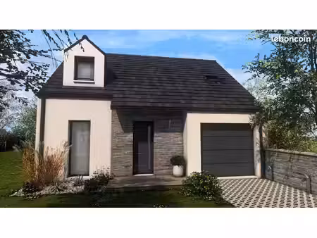 projet de construction d'une maison 93.12 m² avec terrain à emanville (27)