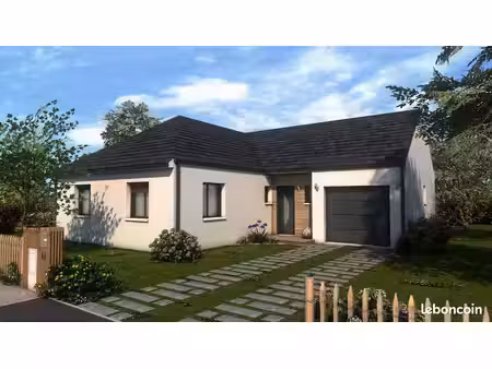 projet de construction d'une maison 100.42 m² avec terrain à cierrey (27)