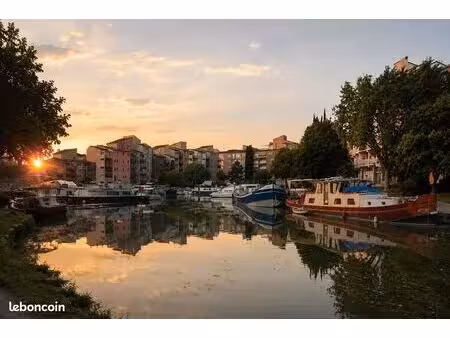 t3 lumineux avec balcon exposé sud – à proximité de port sud et du canal du midi - frais d