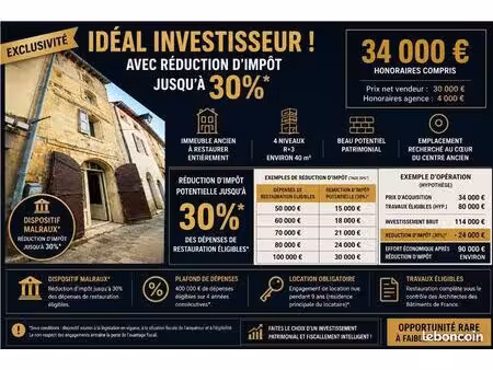 maison de village 4 pièces 40 m²