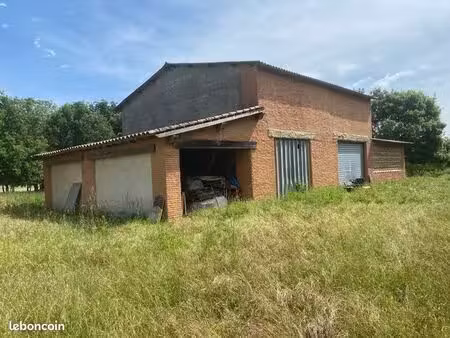 hangar agricole 380 m² + 7 000 m² de terrain – lherm – a64 – 12 ha possibles