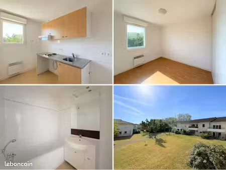 t2 40 m² avec balcon et parking – pineuilh – proche gare