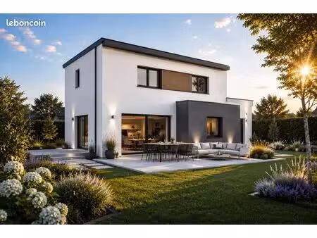 projet de construction d'une maison 105 m² avec terrain à lanhouarneau (29)