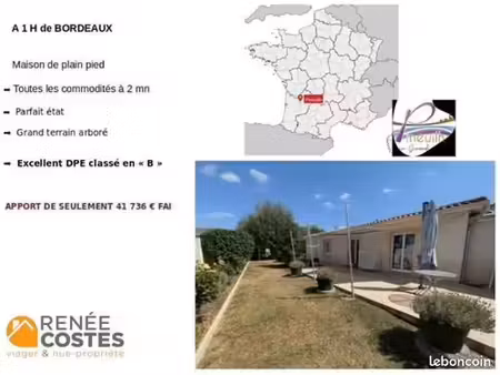 maison en viager 4 pièces 95 m²