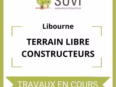 terrain 296 m² libourne