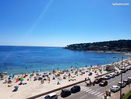 antibes studio dans résidence avec piscine face à la plage