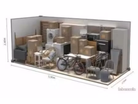 box de stockage 10m²