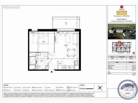 appartement 2 pièces 42 m²