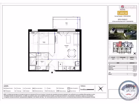 appartement 2 pièces 42 m²