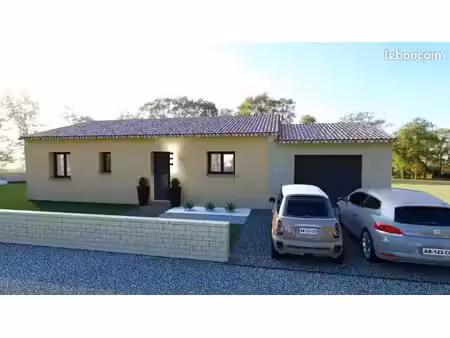 projet de construction d'une maison 85 m² avec terrain à claret (34)